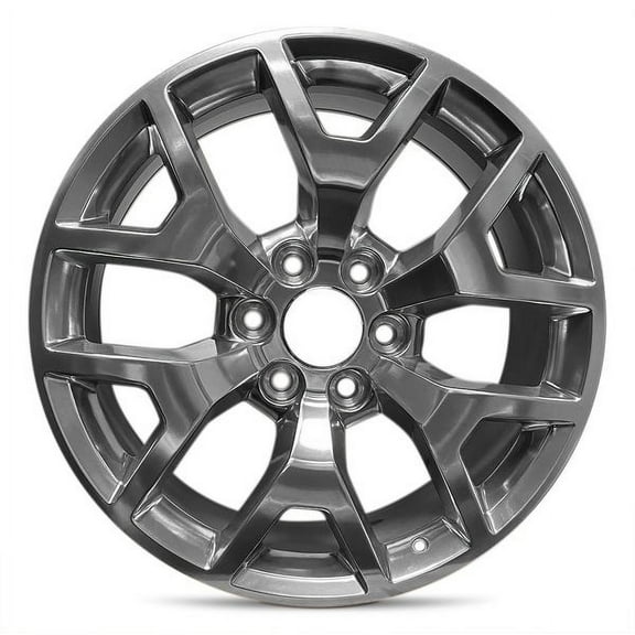 New OEM Replacement Wheel Rim for 2015-2023 GMC Sierra 1500 20x9 inch Aluminum Silver
