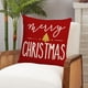 thumbnail image 4 of Peach Print Christmas Pillowcase Christmas Tree Elks Pillowcase Sofa Bedside Cushion Cover Size 17.7 X17.7 Inches, 4 of 4