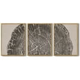 thumbnail image 4 of SHENIFY Farmhouse Vintage Wall Art Set Gray Wood Tree Ring Spirals Nature Abstract Drawings Rustic Modern Art Decor for Living Room Bedroom 11x14in3pcs Natural Framed, 4 of 5