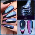 thumbnail image 1 of Esmalte de uñas magnético, esmalte de uñas en gel de inmersión, esmalte de uñas artístico, 7,3 ml, goma de metilo, 1 of 3