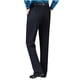thumbnail image 4 of Pantalones de traje de hombre con cremallera y bolsillo, rectos, de tubo, de color liso, de poliéster, 4 of 6