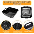 thumbnail image 4 of TEMOGU-Silicone Air Fryer Liner for COSORI Air Fryer 6 QT TurboBlaze Technology, Dishwasher Safe Airfryer Accessories Silicone Liners for CAF-DC601-KCA, 4 of 4