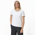 thumbnail image 2 of Adults Short Sleeve Ringer Tee Cotton Sport Crew Neck T-Shirts, 2 of 9