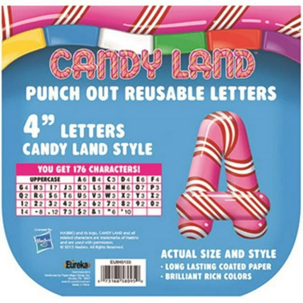 Candy Land Pepper Stripes Déco Letters