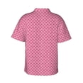 thumbnail image 4 of Xecao Fish Scales print Hawaiian shirt - a stylish short-sleeve button-down for men, perfect for casual beach and tropical outings., 4 of 9