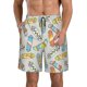 thumbnail image 1 of Balery Skateboard Traje de Baño Estilo Hawaiano para Hombre, Shorts de Secado Rápido con Bolsillos-Medium, 1 of 6