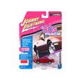 thumbnail image 3 of Johnny Lightning 1:64 Scale Red 1988 Chevrolet Corvette Diecast Car, 3 of 3