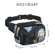 thumbnail image 4 of Fotbe Wild Blue Cool Dragon Cangurera Cuadrada con Estampado de Doble Capa, Bolsa de Cintura Ajustable Mini para Hombres y Mujeres, 4 of 9