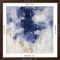 thumbnail image 5 of Art.com Blue Rain Art Print by Silvia Vassileva, Brown Frame Wall Art, 38" x 38", 5 of 5