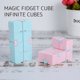 thumbnail image 3 of Muyoka Infinity Cube Fidget Toy, Sensory Stress Relief Descompresión Fidget Finger Toys Hand Mini Kill Time Toys Blue Muyoka Hogar, 3 of 7
