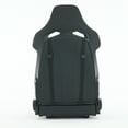 thumbnail image 6 of imerelez Universal Racing Seats with Dual Sliders, PU & Carbon Leather Reclinable Right Passenger Side, 6 of 7