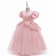 thumbnail image 1 of Vestido de princesa para niña con mangas abullonadas, vestido de novia para niña de las flores, vestido de niña, 1 of 5