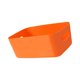 thumbnail image 2 of Cesta de almacenamiento de escritorio, estantes organizadores, contenedor de almacenamiento de tocador, organizador de maquillaje para encimera Naranja, 2 of 9