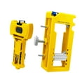 thumbnail image 4 of Plantilla de enrutador de bisagra de puertas Herramienta manual fácil de usar Kit de instalación de bisagra de accesorios profesionales portátiles Amarillo, 4 of 7