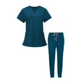 thumbnail image 3 of Conjunto de uniformes Yinane para enfermera Azul profundo L, 3 of 8