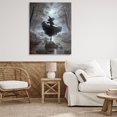 thumbnail image 2 of Stupell Industries Witch in Moonlit Forest People Painting Wrapped Canvas Canvas Art Print Wall Art, 36 x 48, 2 of 7