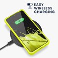 thumbnail image 5 of Funda para teléfono KIOMY Galaxy S21 FE 5G resistente a golpes, verde neón, 5 of 5
