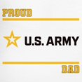 thumbnail image 3 of CafePress - Proud Army Dad Black And Gold Pajamas - Men's Light Loose Fit Cotton Pajama Set, 3 of 7