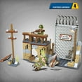 thumbnail image 5 of Soapjuice Fun military building blocks builds battle scenes Abandoned houses stronghold defense Jeep small pellet building blocks, 5 of 5