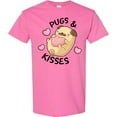 thumbnail image 3 of Inktastic Valentines Day Pugs & Kisses with Hearts T-Shirt, 3 of 5