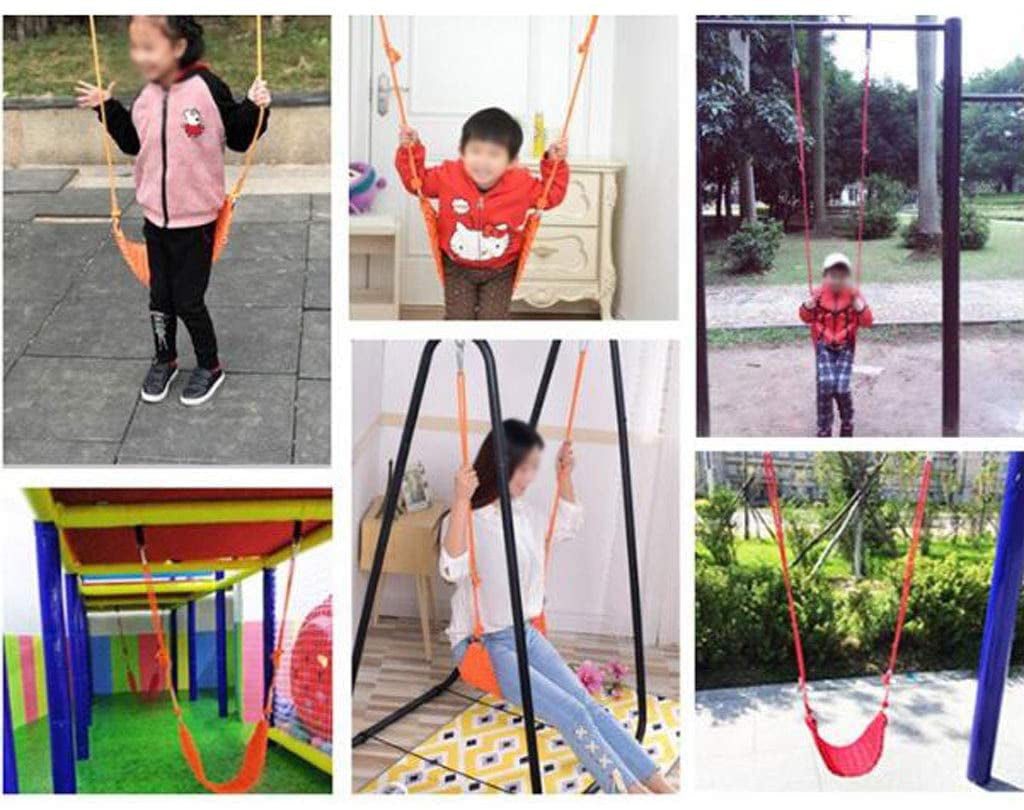 Kids Swing Seat Breathable Comfort Adjustable Ropes For Garden Outdoor Play Toys 