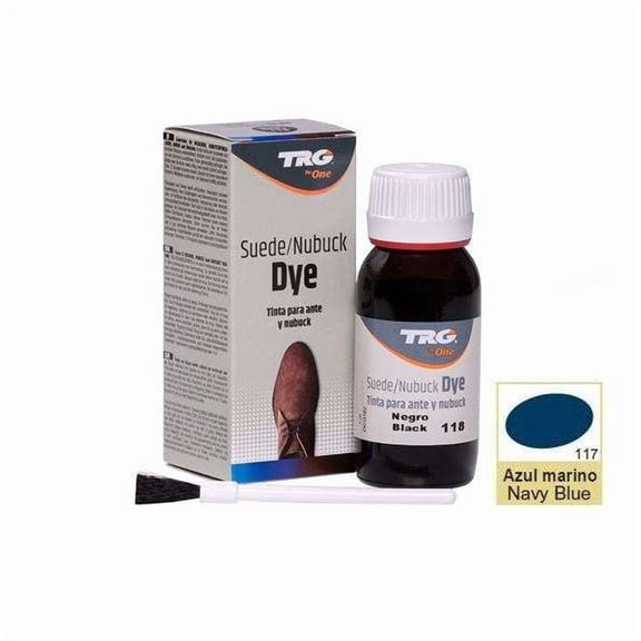 TRG  Navy Blue 117 Suede Nubuck Dye - best suede shoe dye and nubuck shoe dye