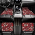 thumbnail image 5 of Balery Snake Pattern 4-Piece Floor Mats, Heavy-Duty Rubber Liners, Anti-Slip Design, All-Season Automotive Protection, Vehicles, Cars, Trucks, and SUVs, 5 of 5