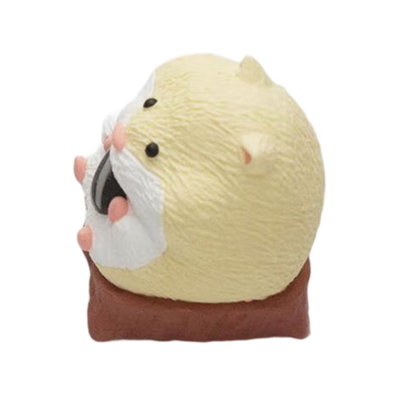 Premium Resin Customs Keycaps Colorful Hamster Theme Smooth Texture Durability For Gaming Keyboards Accessories