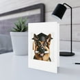 thumbnail image 5 of DistinctInk Greeting Card / Note Card - German Shepherd Dog Graduation - PACK of 1, 5 of 7
