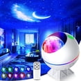 thumbnail image 1 of Galaxy Projector 3 in 1 Ocean Wave Projector Night Light Star Projector with Remote Voice Control, Galaxy Cloud 360 Pro Star Projector for Ceiling for Adults Kid Adult Bedroom Gift with 43, 1 of 5