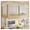 Beige, variant on Bunk Bed Canopy, 4 Corner Post Bunk Bed Tent,Drape Canopy for Twin Bottom Top Bunk Sleeping Tents