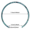 thumbnail image 3 of Decorative Soundhole Stickers Suitable For 38 Inch Or 41 Inch Guitars，Water To The Back Before Sticking，Wooden Soundhole Decal Sticker For Acoustic Guitar Sound Hole Inlay, 3 of 3