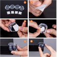 thumbnail image 2 of 20 Pieces Children's Table Corner Protection Transparent Baby Table Corners Adhesive And Resistant Furniture With Zip Bag, 2 of 4