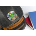 thumbnail image 4 of Wheel Of Fortune Game Show Spin Wheel Enamel Backpack Pin | Measures 3 Inches, 4 of 5