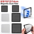 thumbnail image 2 of 80mm 90mm 120mm 140mm PC Chassis Cooling Fan Dust Filter Magnet Dustproof Mesh Cover Computer Chassis Net Guard with Hole 8cm, 2 of 6