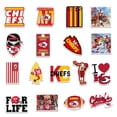 thumbnail image 5 of Paquete de pegatinas de los Kansas City Chiefs Football Anime, 50 unidades, 5 of 5