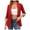 Z2-Red, variant on vigerkar Womens Casual Short Blazer 3/4 Sleeve Cropped Office Business Open Front Blazer Jackets White, M