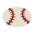 thumbnail image 1 of asddcavvf Belgian Velvet Round Carpet Football Basketball Rugby Baseball No. 8 Green Record Star Volleyball Computer Chair Mat Swivel Chair Non Floor Christmas Throw Throw on Blanket Linen Blanket Thr, 1 of 7
