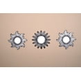 thumbnail image 2 of All American Collection New Seperated 3 Piece Decorative Mirror Set, Wall Accent Display, 2 of 2