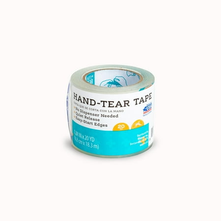 Pen+Gear 1.88 in x 20yd Hand Tear Tape, Clear