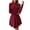 Wine, variant on Winter Dresses for Women Turtleneck Wedding Guest Dress Stylish Sweater Flare Dress Fall Long Sleeve Knit Midi Dresses