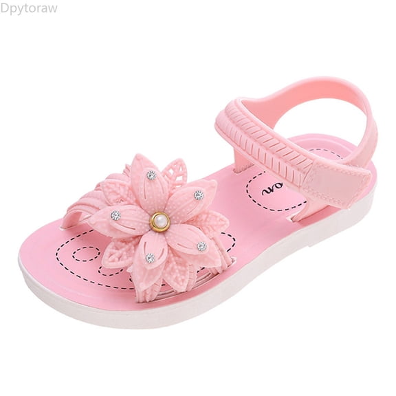 Dpytoraw Girls Sandals For Toddlers And Kids Comfortable Summer Casual Outdoor Slip Breathable Lightweight Footwear For Ages 3 12 Girls Sandals For Wedding Size 9.5