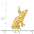 thumbnail image 2 of 14K Gold Wolf Charm Pendant Jewelry 23 x 13 mm, 2 of 3