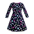 thumbnail image 3 of Girls Dress Cartoon Hands Heart Dog Printed Casual 3 Years, 3 of 5