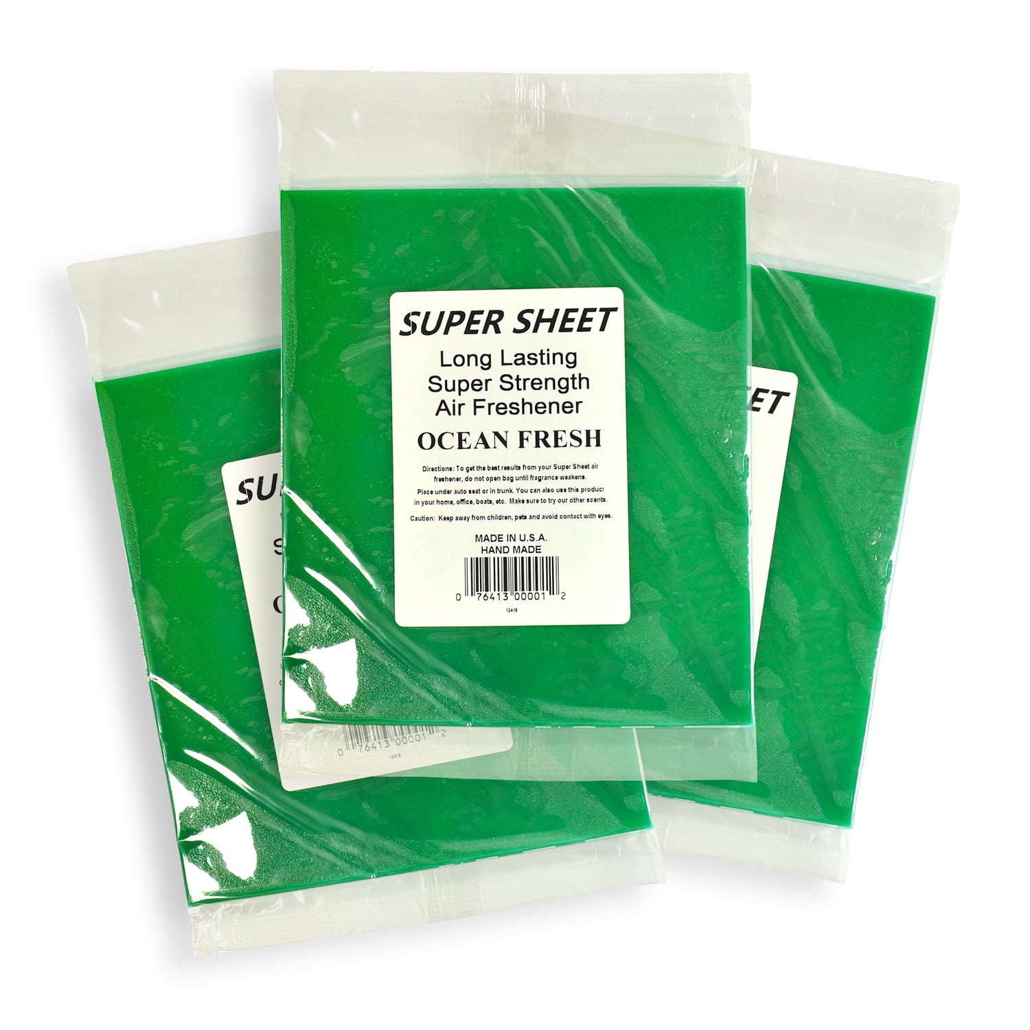 Super Sheet Under the Seat Car Air Fresheners Large Luxury Scents