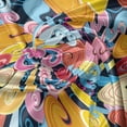 thumbnail image 5 of Ambesonne Pastel Valance Pack of 2, Vivid Spiral Funny Curls, 54"X12", Multicolor, 5 of 5