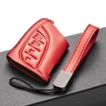 thumbnail image 3 of Vitodeco Genuine Leather Smart Key Fob Case Compatible with Lexus ES, Lexus UX, Lexus NX, Lexus GX, Lexus LX 600 (4-Button, Red), 3 of 6