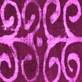 thumbnail image 1 of Ahgly Company Indoor Square Abstract Pink Modern Area Rugs, 7' Square, 1 of 4
