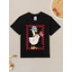 thumbnail image 3 of 4th of July Patriotic Youngsters Boys' T-Shirt - Cute American Goose with US Flag Fashion Glasses Graphic, Red White & Blue Checkered Print Short Sleeve Round Neck Casual Summer Top, 3 of 6