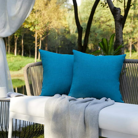 Outdoor Pillows For Patio Furniture Waterproof Pillow Covers Square Garden Cushion Farmhouse Linen Throw Shell Tent Couch 20 X Blue Canada - Farmhouse Outdoor Patio Pillows